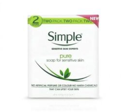 Simple Pure Soap for Sensitive Skin twin pack 200g 