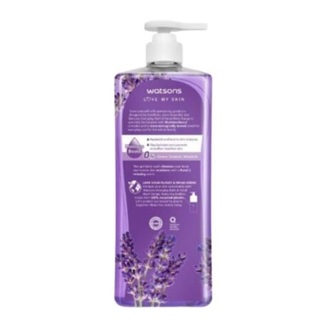 Watsons Lavender Scented Gel Body Wash -1000ml